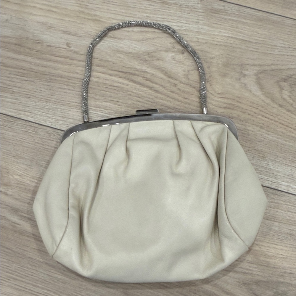 Elegant Cream Clutch Bag